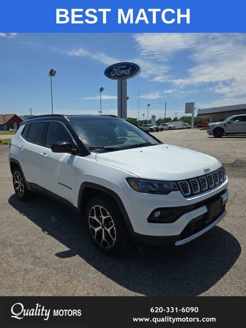 Bright White Clearcoat 2026 Jeep Compass SUV / Crossover Four-Wheel Drive 8-Speed Automatic