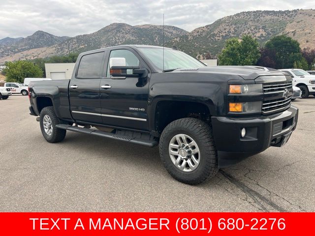 Black 2019 Chevrolet Silverado 3500HD Pickup Truck Four-Wheel Drive 6-Speed Automatic
