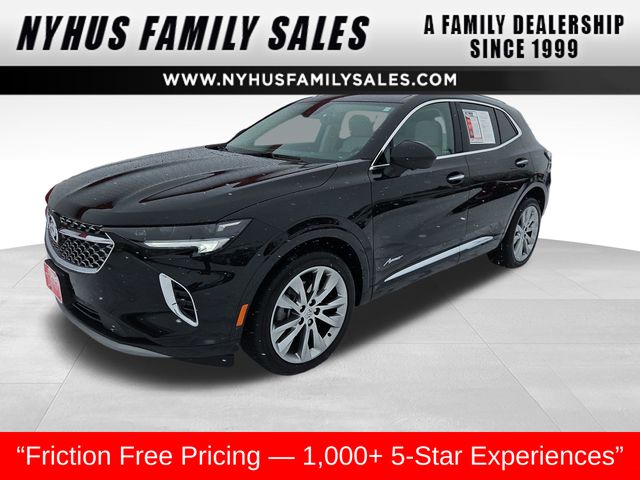 Black (Ebony Twilight Metallic) 2023 Buick Envision Avenir AWD SUV / Crossover All-Wheel Drive 9-Speed Automatic