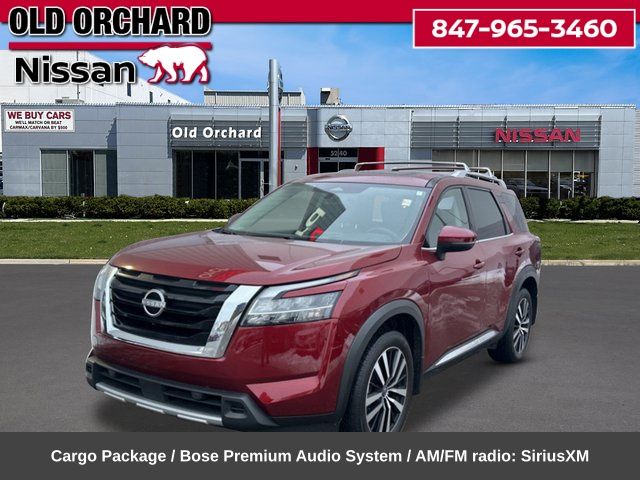 Red (Scarlet Ember) 2024 Nissan Pathfinder Platinum 4WD SUV / Crossover All-Wheel Drive 9-Speed Automatic