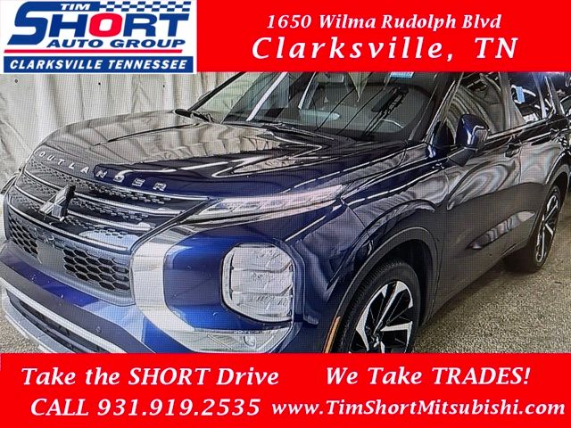 Blue 2024 Mitsubishi Outlander SUV / Crossover Front-Wheel Drive Continuously Variable Transmission