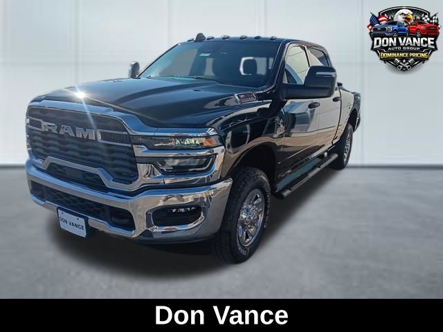 Diamond Black Crystal Pearlcoat 2026 RAM 3500 Tradesman Crew Cab 4WD Pickup Truck Four-Wheel Drive 8-Speed Automatic