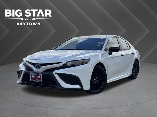 2021 Toyota Camry SE Nightshade White at North Houston Mitsubishi