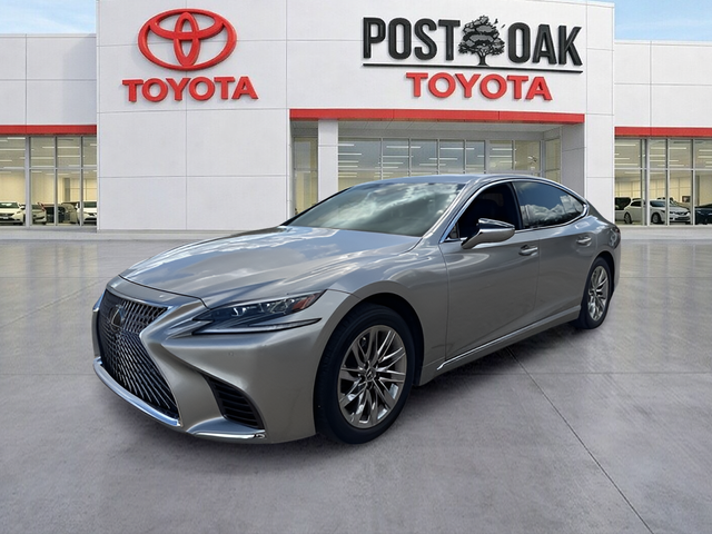 Silver 2018 Lexus LS 500 RWD Sedan Rear-Wheel Drive Automatic