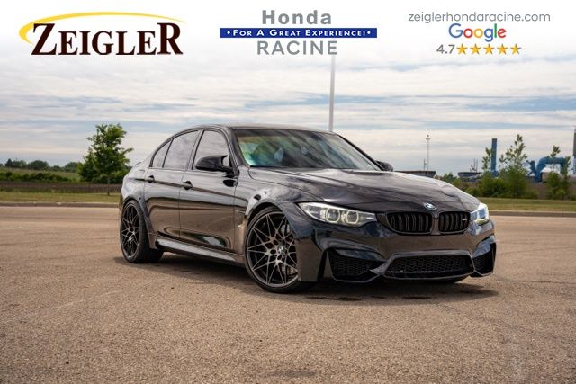 Black Sapphire Metallic 2018 BMW M3 Sedan RWD Sedan Rear-Wheel Drive 6-Speed Manual