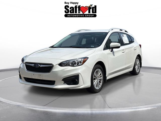 Crystal White Pearl 2017 Subaru Impreza Hatchback All-Wheel Drive Continuously Variable Transmission