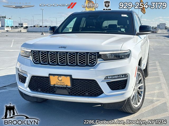 Bright White Clearcoat 2023 Jeep Grand Cherokee Summit 4WD SUV / Crossover Four-Wheel Drive 8-Speed Automatic