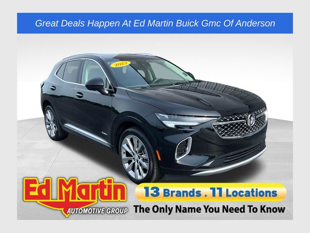 Black (Ebony Twilight Metallic) 2023 Buick Envision Avenir AWD SUV / Crossover All-Wheel Drive 9-Speed Automatic