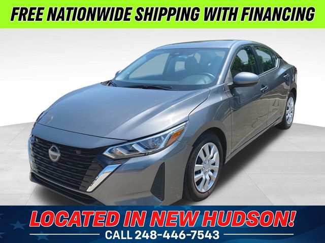 Gray (Gun Metallic) 2025 Nissan Sentra Sedan Front-Wheel Drive Continuously Variable Transmission