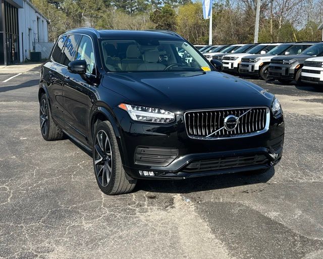 Onyx Black Metallic 2022 Volvo XC90 T6 Momentum 7-Passenger AWD SUV / Crossover All-Wheel Drive Automatic