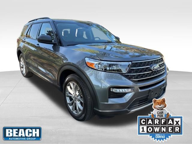 Carbonized Gray Metallic 2024 Ford Explorer XLT RWD SUV / Crossover Rear-Wheel Drive Automatic