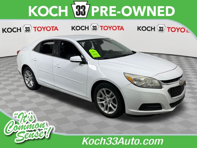 Summit White 2014 Chevrolet Malibu 1LT FWD Sedan Front-Wheel Drive 6-Speed Automatic Overdrive