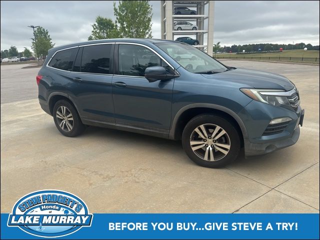 Gray (Steel Sapphire Metallic) 2016 Honda Pilot EX with Honda Sensing SUV / Crossover Front-Wheel Drive 6-Speed Automatic