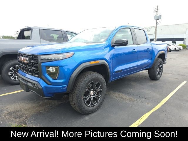Dynamic Blue Metallic 2024 GMC Canyon Pickup Truck Four-Wheel Drive 8-Speed Automatic