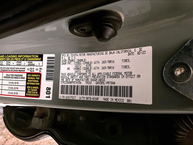 2023 Toyota Tacoma TRD Off-Road Gray at Subaru and VW of Moon Township