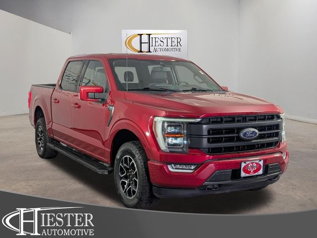 Red Metallic 2021 Ford F-150 Pickup Truck Four-Wheel Drive Automatic