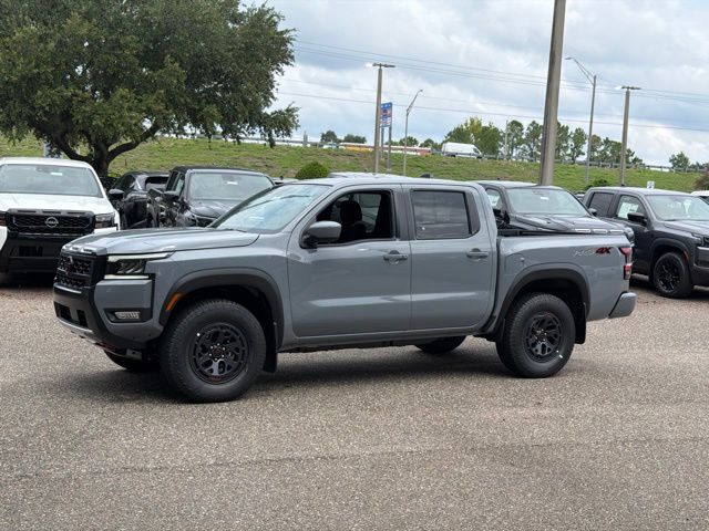 Boulder Gray Pearl 2026 Nissan Frontier Pickup Truck Four-Wheel Drive 9-Speed Automatic Overdrive
