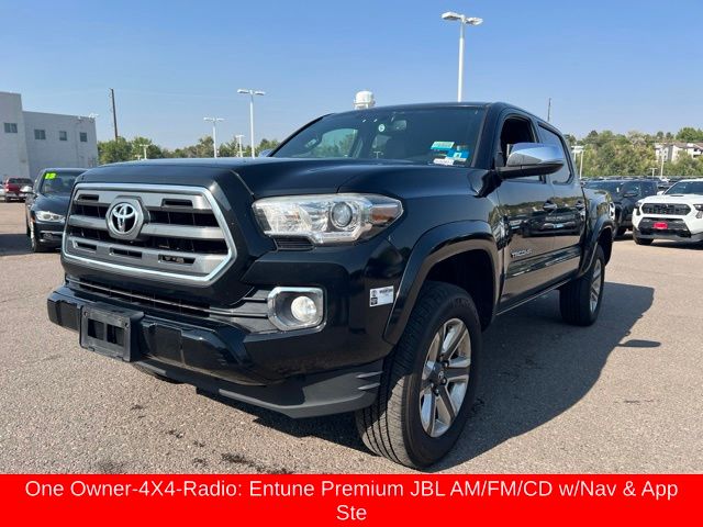 Black 2016 Toyota Tacoma Pickup Truck Four-Wheel Drive 6-Speed Automatic