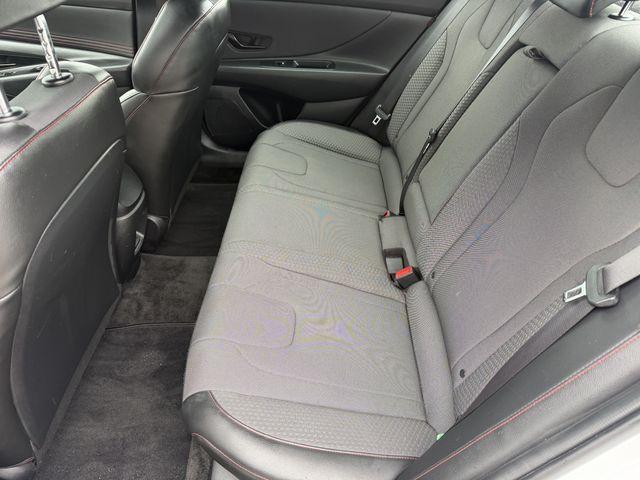 2025 Hyundai Elantra N Line White at DeMontrond Gulf Freeway