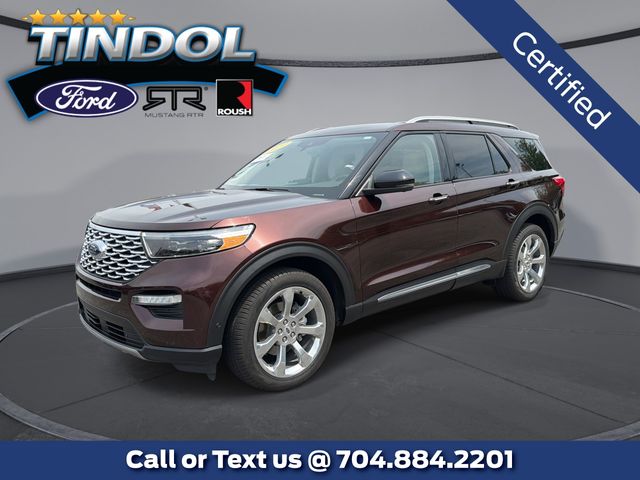 Red (Copper Metallic) 2020 Ford Explorer Platinum AWD SUV / Crossover All-Wheel Drive Automatic
