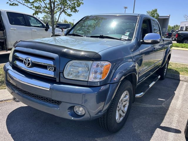 Blue 2006 Toyota Tundra SR5 4dr Double Cab SB Pickup Truck Rear-Wheel Drive 5-Speed Automatic Overdrive