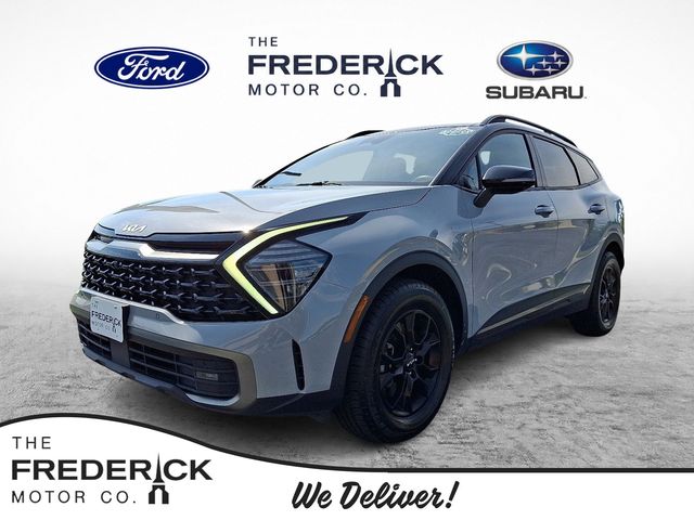 Wolf Gray/Ebony Black Roof 2023 Kia Sportage SUV / Crossover All-Wheel Drive 8-Speed Automatic