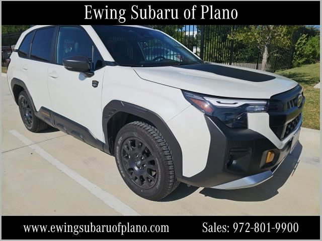 Crystal White Pearl 2026 Subaru Forester SUV / Crossover All-Wheel Drive Continuously Variable Transmission