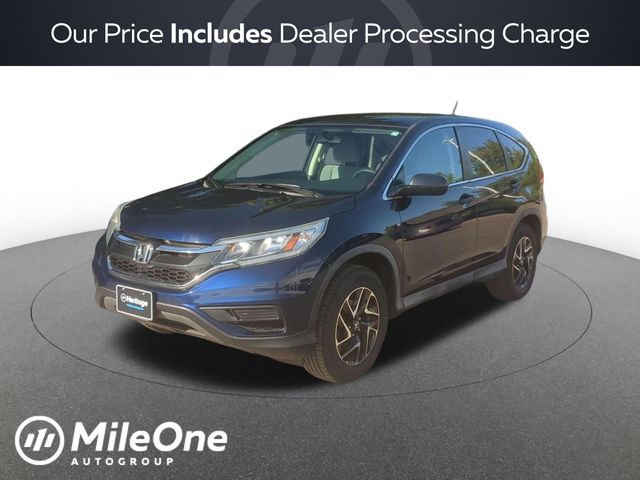 Black (Obsidian Blue Pearl) 2016 Honda CR-V SUV / Crossover All-Wheel Drive Continuously Variable Transmission