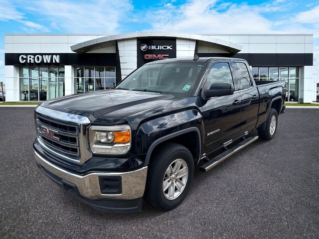Onyx Black 2014 GMC Sierra 1500 SLE Double Cab Pickup Truck 4X2 6-Speed Automatic Overdrive