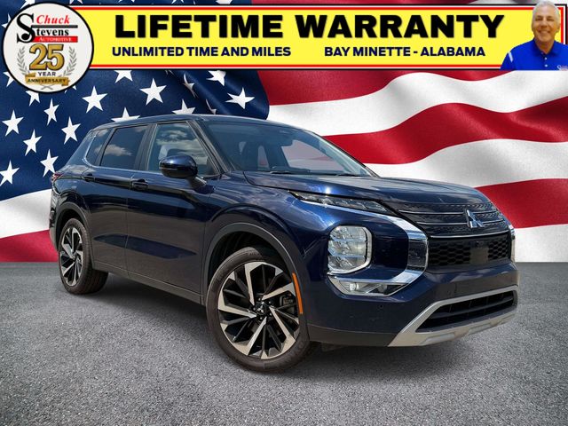 Cosmic Blue Metallic 2024 Mitsubishi Outlander SE FWD SUV / Crossover Front-Wheel Drive Continuously Variable Transmission