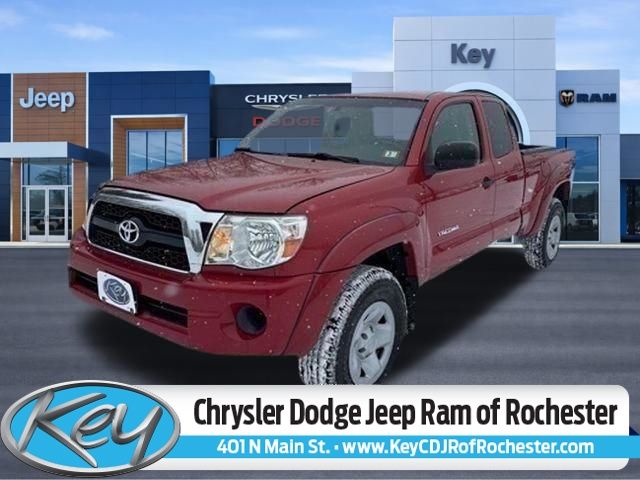 Barcelona Red Metallic 2011 Toyota Tacoma Access Cab 4WD Pickup Truck Four-Wheel Drive 5-Speed Manual Overdrive