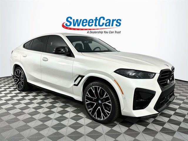 Mineral White Metallic 2025 BMW X6 M SUV / Crossover All-Wheel Drive 8-Speed Automatic