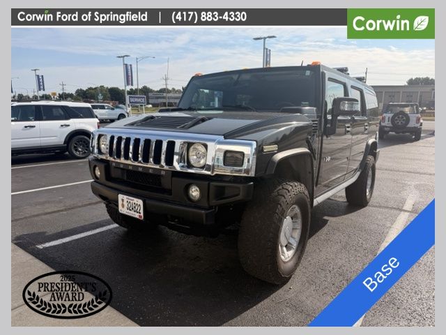 Black 2008 Hummer H2 SUV / Crossover Four-Wheel Drive 6-Speed Automatic Overdrive