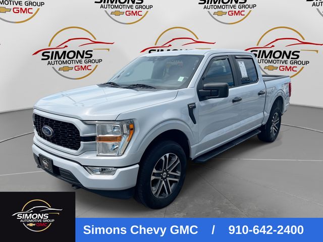 White Metallic 2021 Ford F-150 Pickup Truck Four-Wheel Drive Automatic