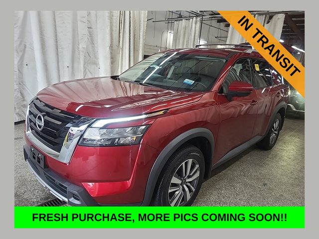 Red (Scarlet Ember) 2024 Nissan Pathfinder SUV / Crossover Front-Wheel Drive 9-Speed Automatic