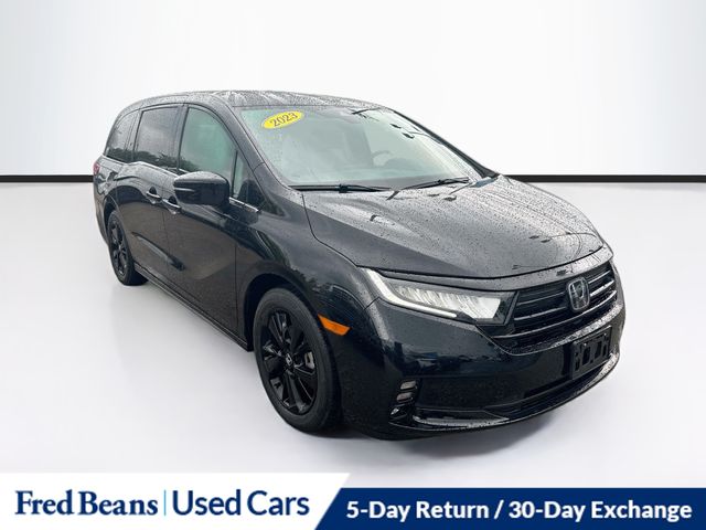 Crystal Black Pearl 2023 Honda Odyssey Minivan Front-Wheel Drive Automatic