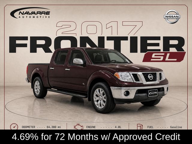 Red (Copper) 2017 Nissan Frontier Pickup Truck 4X2 5-Speed Automatic Overdrive