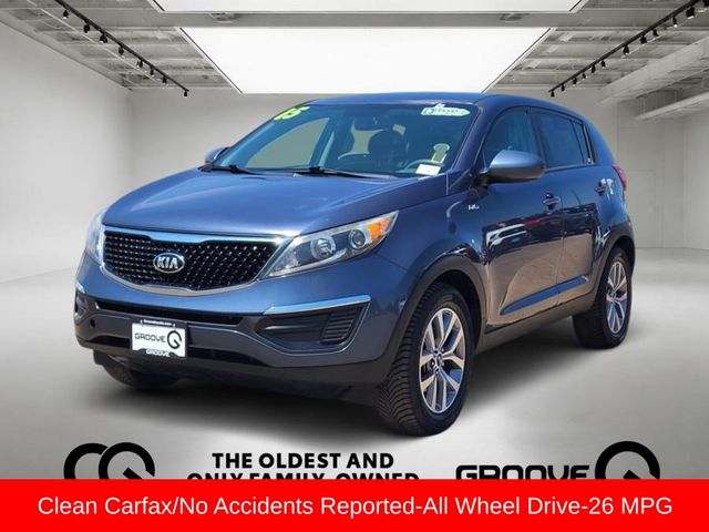 Twilight Blue 2015 Kia Sportage SUV / Crossover All-Wheel Drive 6-Speed Automatic