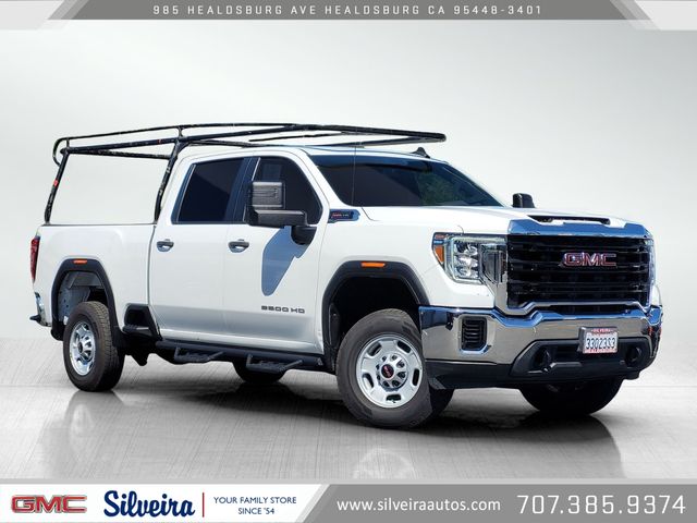 Summit White 2023 GMC Sierra 2500HD Pro Crew Cab RWD Pickup Truck 4X2 6-Speed Automatic