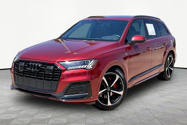 Matador Red Metallic 2024 Audi Q7 SUV / Crossover All-Wheel Drive 8-Speed Automatic
