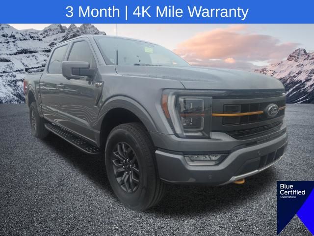 Gray Metallic 2023 Ford F-150 Tremor SuperCrew 4WD Pickup Truck Four-Wheel Drive Automatic
