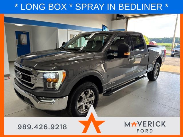 Carbonized Gray Metallic 2021 Ford F-150 Pickup Truck Four-Wheel Drive Automatic