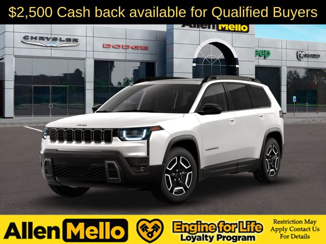 Bright White Clearcoat 2026 Jeep Cherokee SUV / Crossover Four-Wheel Drive Continuously Variable Transmission