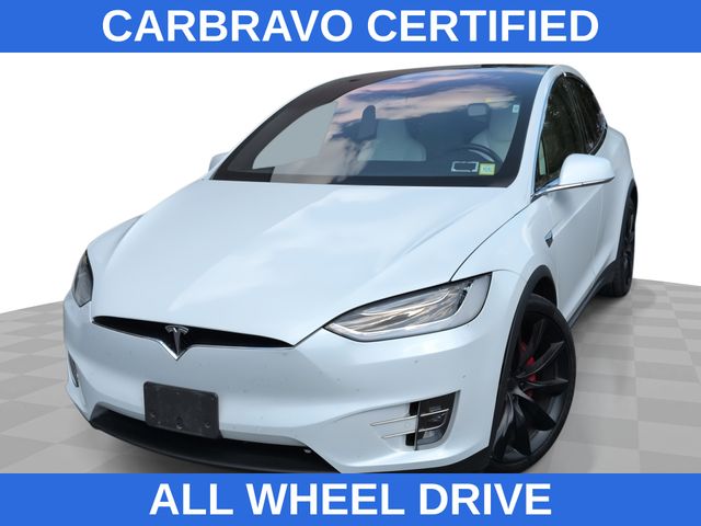 White 2018 Tesla Model X SUV / Crossover All-Wheel Drive 1-Speed Automatic