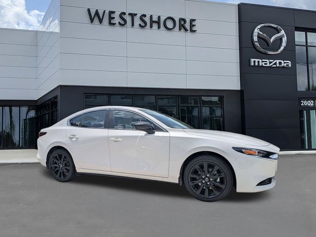 Snowflake White Pearl 2026 Mazda MAZDA3 Sedan All-Wheel Drive 6-Speed Automatic