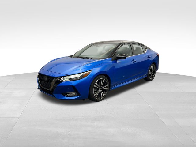 2022 Electric Blue Metallic/Super Black Nissan Sentra SR FWD Sedan