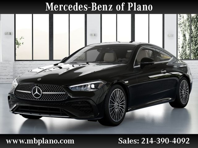 Obsidian Black Metallic 2026 Mercedes-Benz CLE 300 4MATIC Coupe All-Wheel Drive 9-Speed Automatic