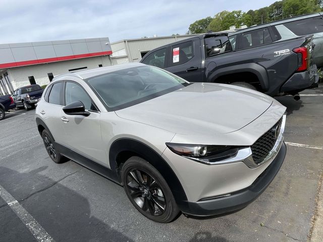 Gray (Platinum Quartz Metallic) 2024 Mazda CX-30 2.5 S Select Sport AWD SUV / Crossover All-Wheel Drive 6-Speed Automatic