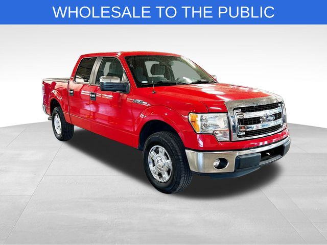 Vermillion Red 2013 Ford F-150 XLT SuperCrew Pickup Truck 4X2 6-Speed Automatic