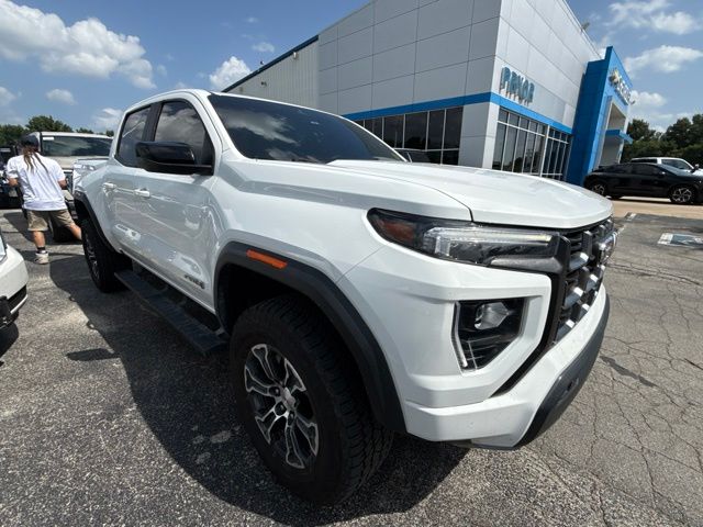 Summit White 2023 GMC Canyon Pickup Truck Four-Wheel Drive 8-Speed Automatic